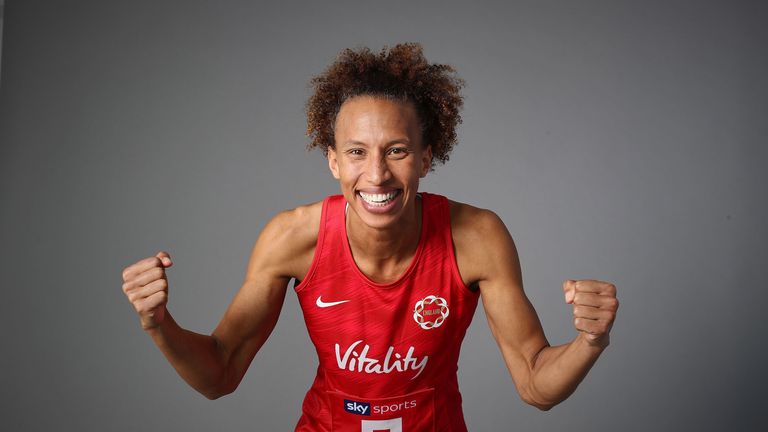 Serena Guthrie captained England in the absence of Ama Agbeze