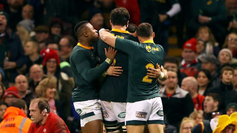Despite gaining momentum in the Test during the end of the first half and through the second, the Boks were wasteful