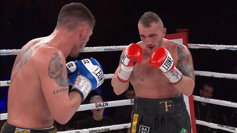 Turchi delighted the home crowd