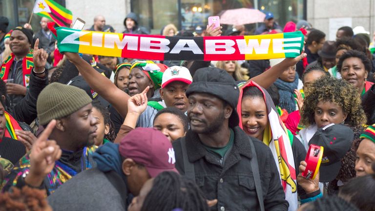The ousting of President Mugabe a year ago was greeted with celebrations by many Zimbabweans living in London and other parts of the world