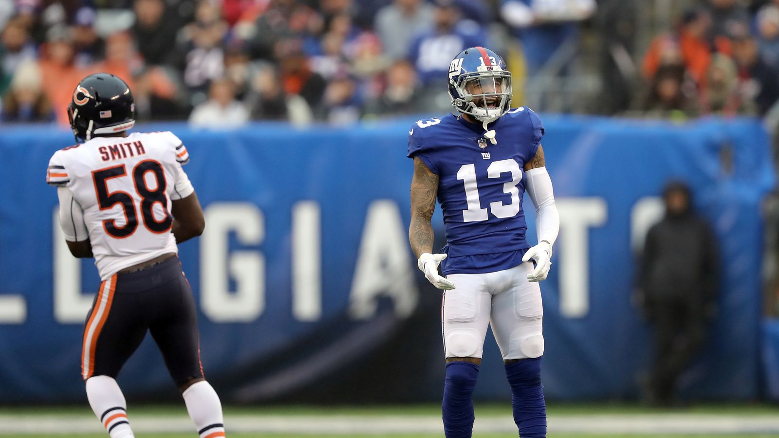 WATCH: Odell Beckham Jr throws 49-yard touchdown pass for New York ...