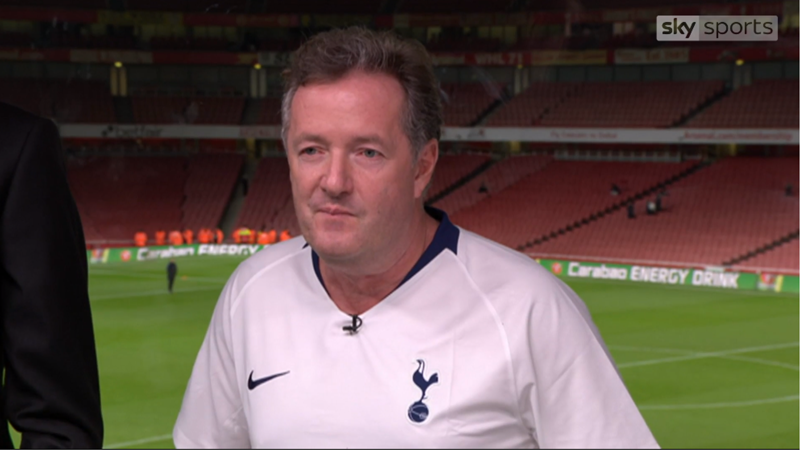 Piers forced to wear Tottenham shirt after losing bet Football