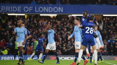 N'Golo Kante celebrates his opening goal