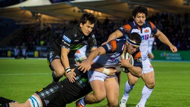 Stuart McInally scored the critical try as Edinburgh claimed the 1872 Cup with victory at Scotstoun