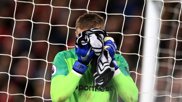 Jordan Pickford made a costly blunder against Liverpool in December and will face Liverpool again live on Sky Sports this Sunday