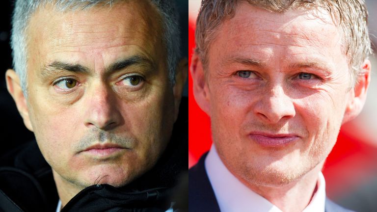 Image result for jose mourinho ole gunnar solskjaer