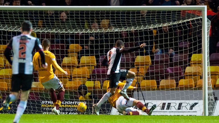 St Mirren's Simeon Jackson has six goals in twenty-nine appearances for the club this season