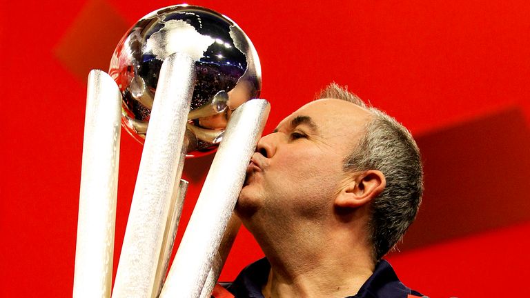 Taylor is the 16-time champion of the world