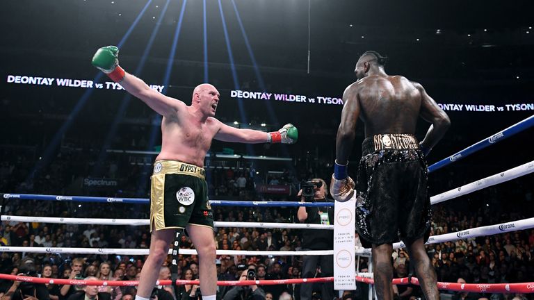 Fury made a confident start to the fight in Los Angeles