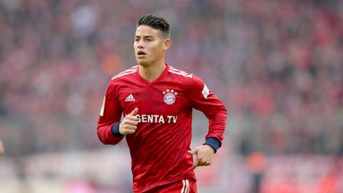 Image of James Rodriguez has fallen down the pecking order at Bayern Munich