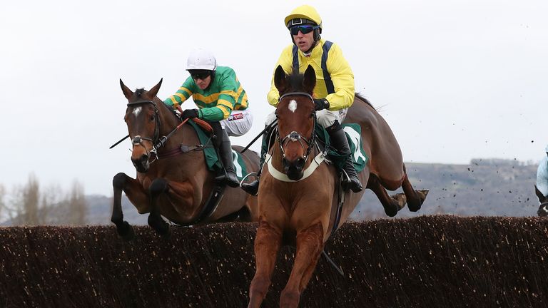 Defi Du Seuil (left) - ground key to Cheltenham target