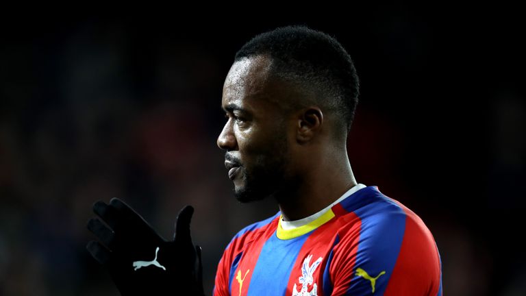 Jordan Ayew celebrates his winner