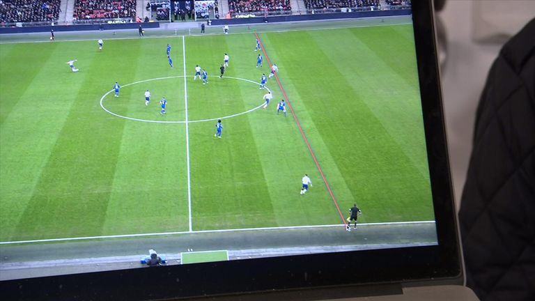 Chelsea&#39;s angle on the offside call