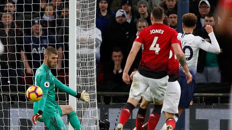 De Gea pulled off 11 saves to thwart Spurs' second half fightback