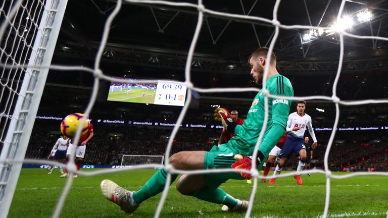 De Gea was in inspired form in the recent victory over Tottenham