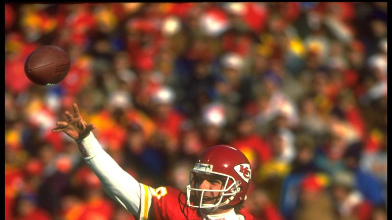 Joe Montana was quarterback for the Chiefs the last time they won a home playoff game