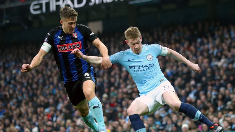 De Bruyne played 67 minutes against Rotherham