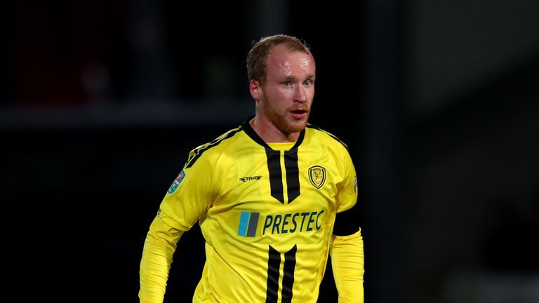 Liam Boyce is one of two Burton players capped at senior international level