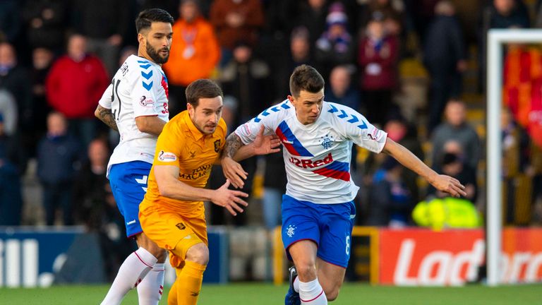 Livingston's Scott Pittman (left) has scored five goals in his forty appearances for the club this season