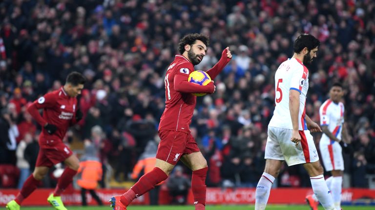 Mohamed Salah has not scored since Liverpool's win over Bournemouth