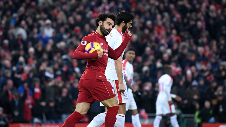 Mohamed Salah found his 15th and 16th goals of the campaign