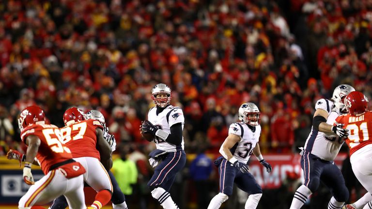 Highlights of the AFC Championship between the New England Patriots and the Kansas City Chiefs