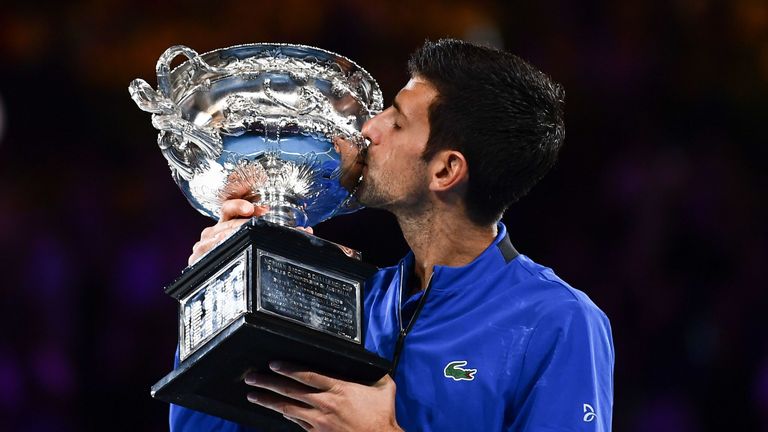 Novak Djokovic sealed his 15th Grand Slam and third in a row with an emphatic performance