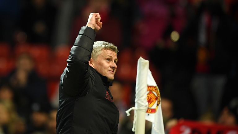 Ole Gunnar Solskjaer has won all seven of his games in charge at Manchester United