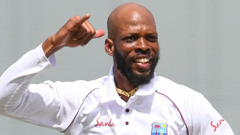 Roston Chase's 8-60 in Barbados last year helped West Indies thrash England