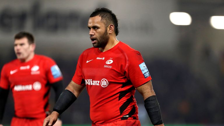 Billy Vunipola scored the opening try on his return from injury