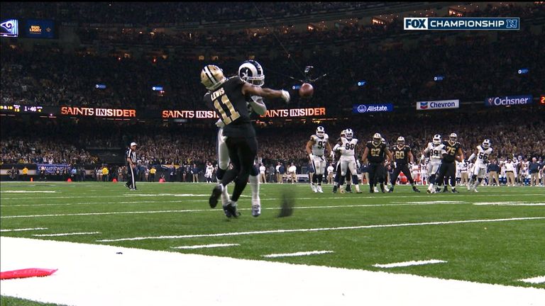 Should the Saints have had a penalty?