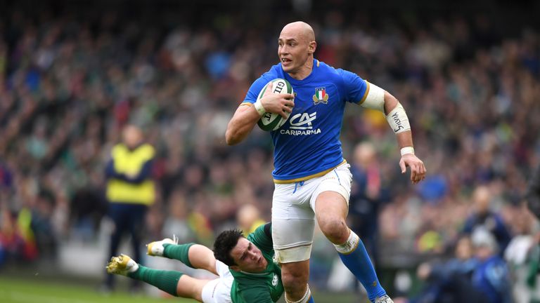 Sergio Parisse will be making his 135th appearance for his country on Saturday