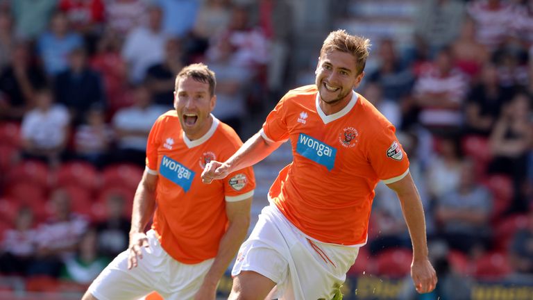 Davies had two spells at Blackpool