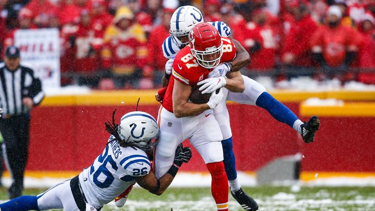 Kelce led the Chiefs in receiving yards