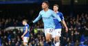 Man City win at Everton to go top again