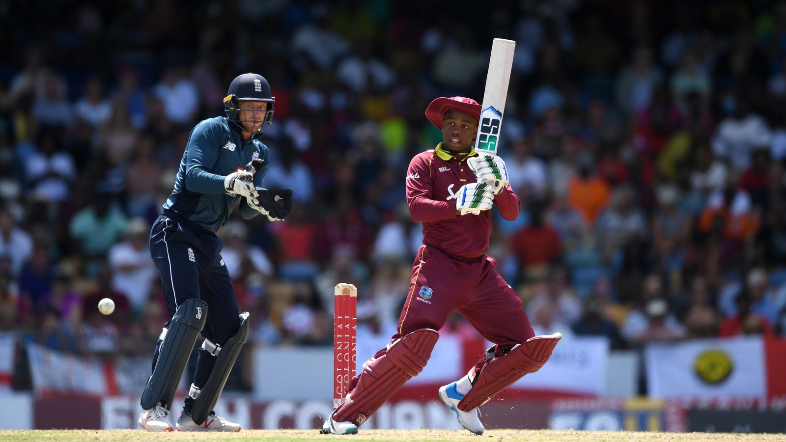 England limit Windies to 289-6 in second ODI despite Shimron Hetmyer's ...