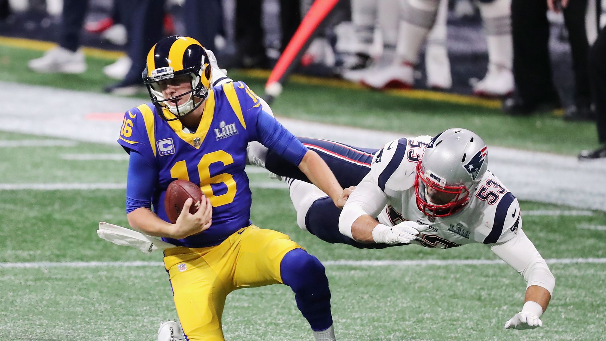 Jared Goff, Rams show dominance in win over Patriots