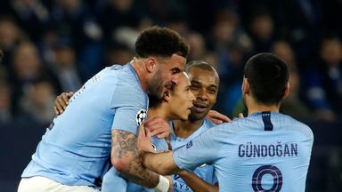Leroy Sane got the crucial equaliser as Manchester City beat Schalke