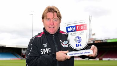 Stuart McCall won the Sky Bet League One Manager of the Month award for January