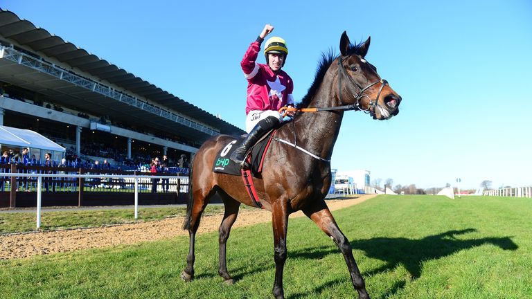 Apple's Jade and Jack Kennedy after winning the Irish Champion Hurdle
