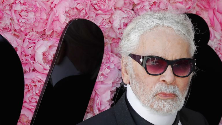 German fashion designer Karl Lagerfeld died earlier this year