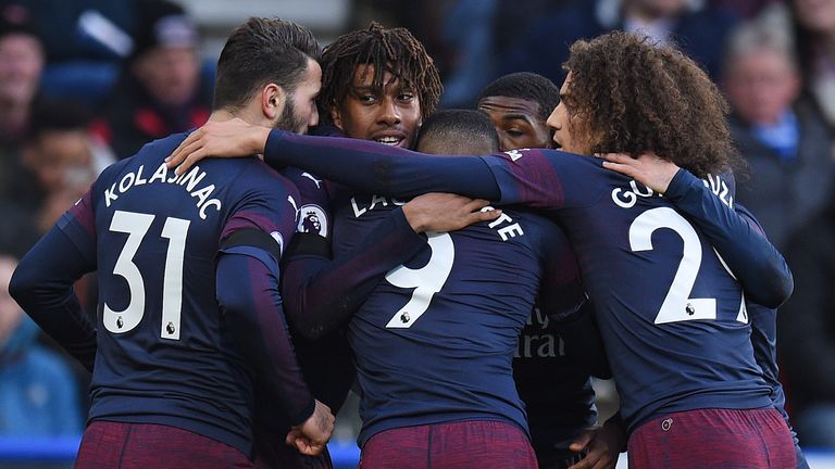 Alex Iwobi equalled his best Premier League scoring season with his goal
