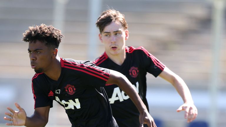 England youth internationals Angel Gomes and James Garner could both feature at Crystal Palace on Wednesday 
