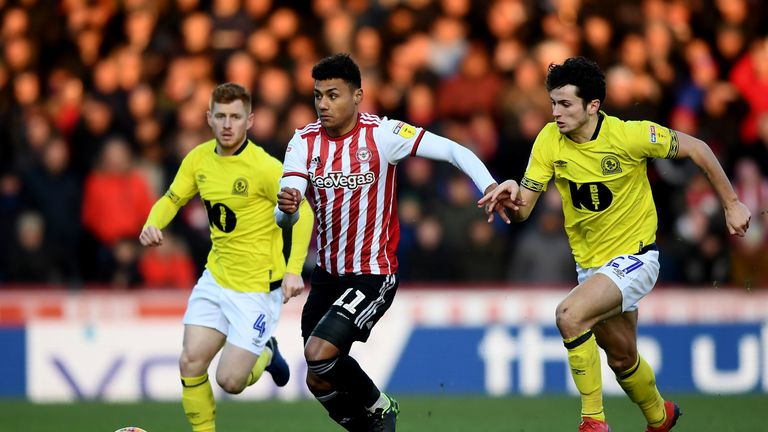 Ollie Watkins scored twice for Brentford