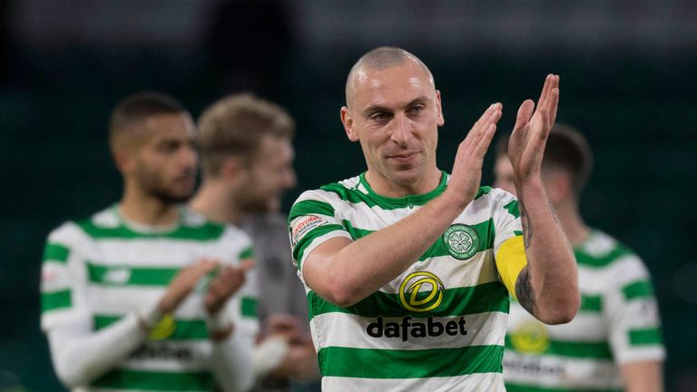 Scott Brown will lead Celtic in their Europa League clash with Valencia