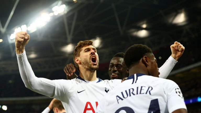 Fernando Llorente scored Wednesday in Tottenham's victory over Borussia Dortmund