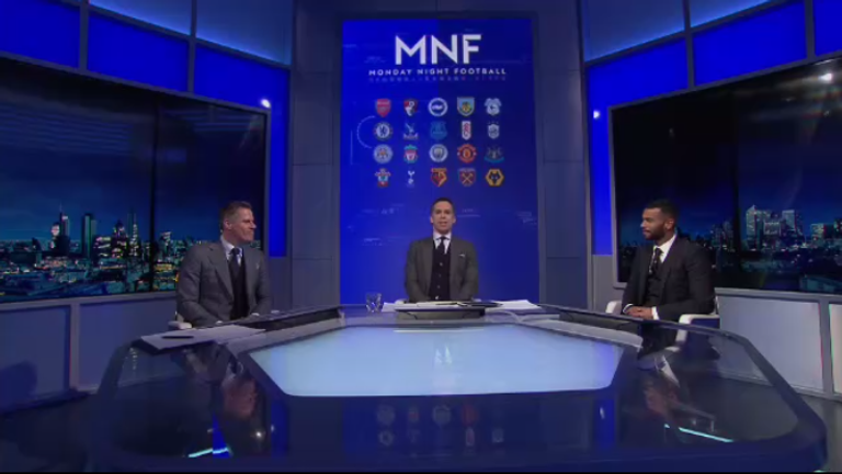 Ashley Cole was the guest on Monday Night Football