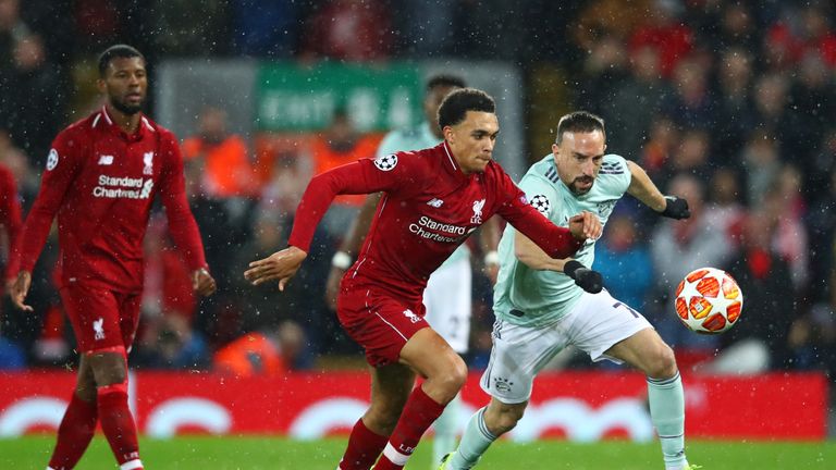 Liverpool and Bayern drew 0-0 in the first leg at Anfield