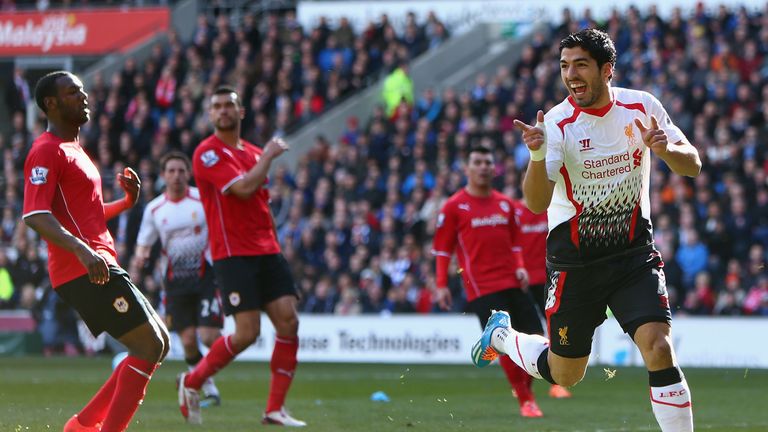 Luis Suarez was unstoppable as Liverpool rose in Cardiff