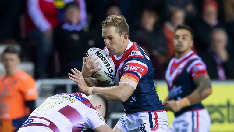 Sydney's Mitchell Aubusson looks to get past George Williams